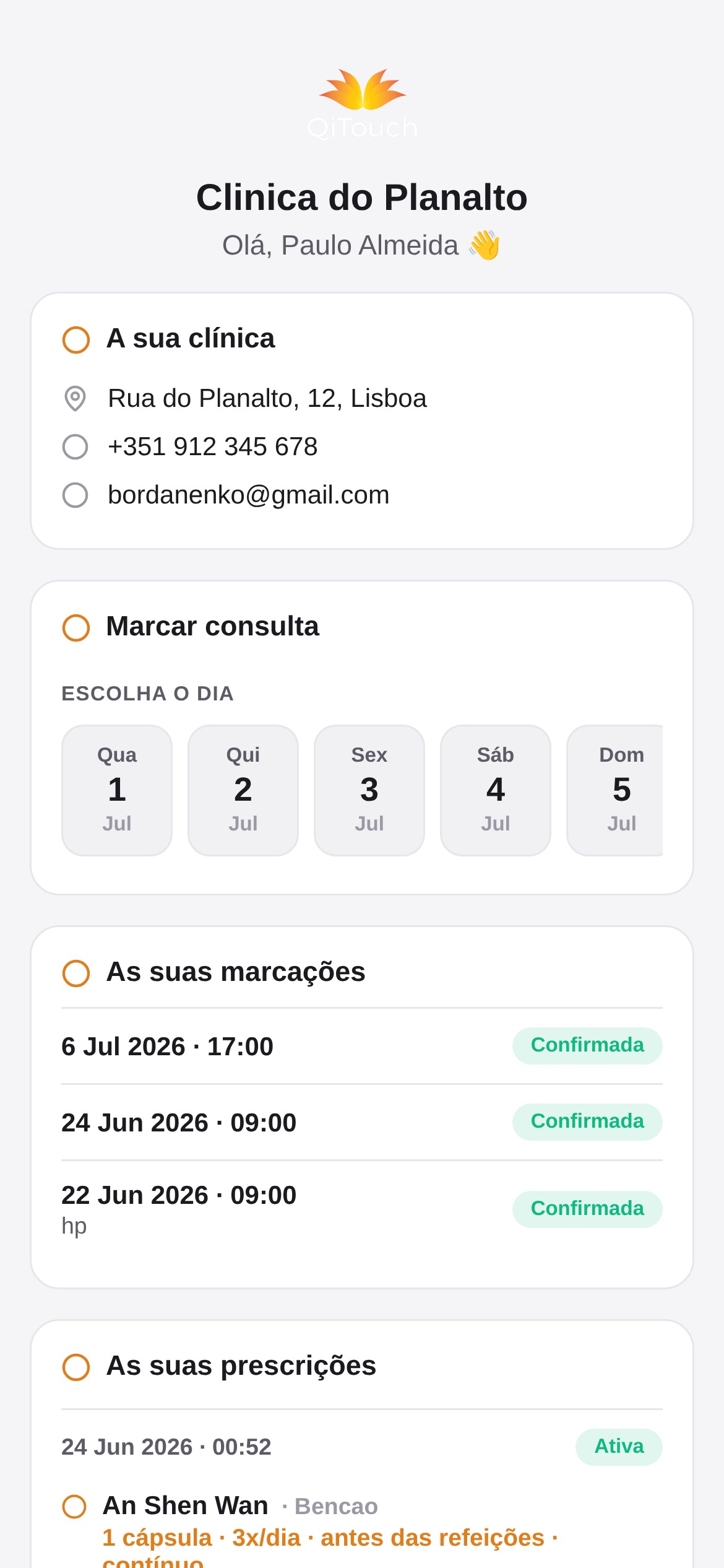 Portal do paciente